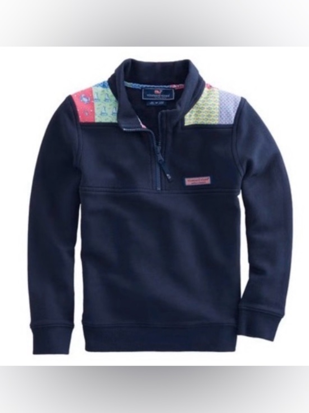 Vineyard Vines 20th Anniversary #25 of 100 Kids Navy Blue Shep Pullover Size 6
